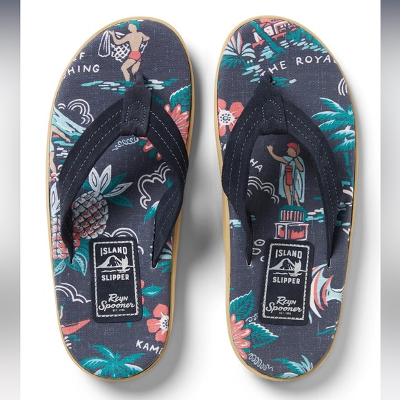 reyn spooner Shoes - NWT Reyn Spooner Island Slipper Sandals Flip Flops - Women’s Size 9